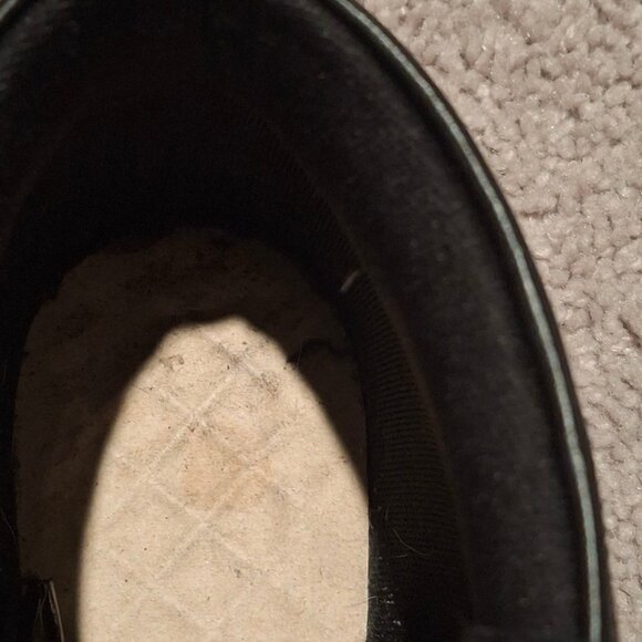 Men Lacoste Sneakers Asparta  Black Leather Mid Top Lace Up Shoe Sz 13 - Picture 6 of 8